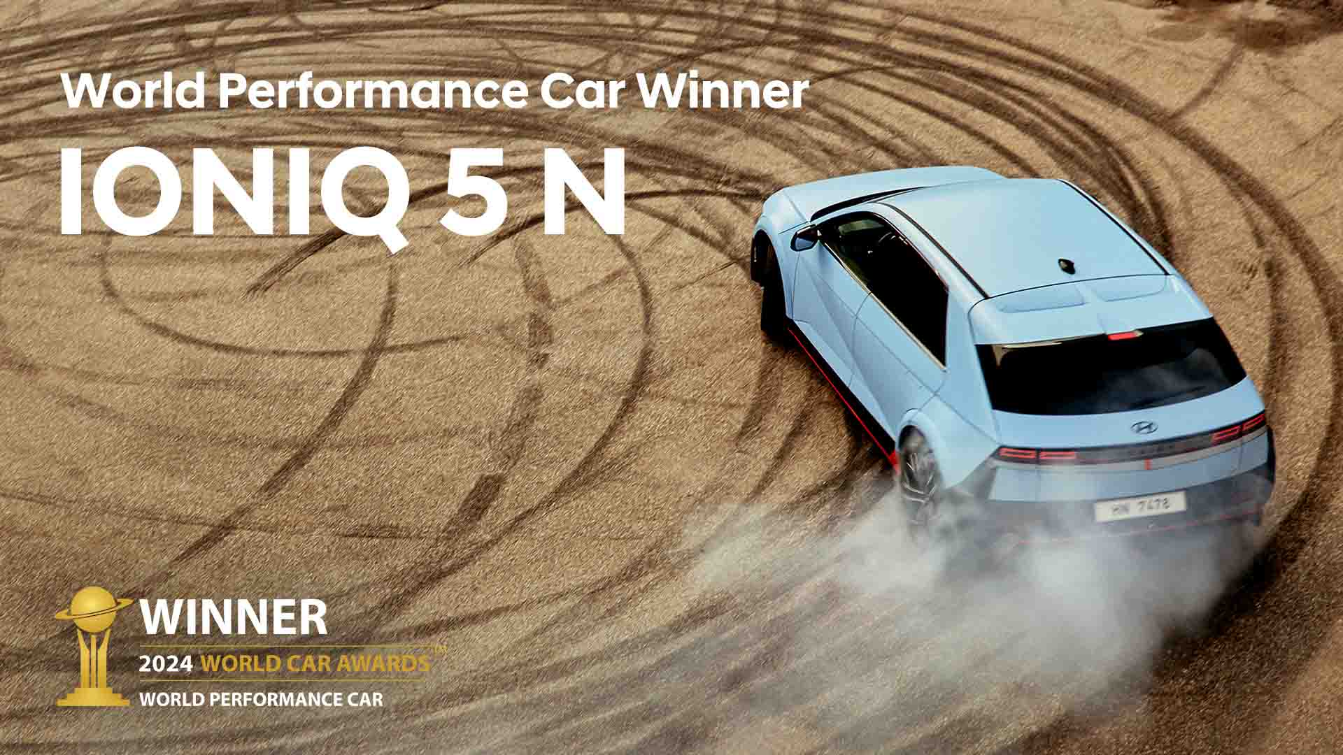 Hyundai IONIQ 5 N Clinches Coveted 2024 World Performance Car Award