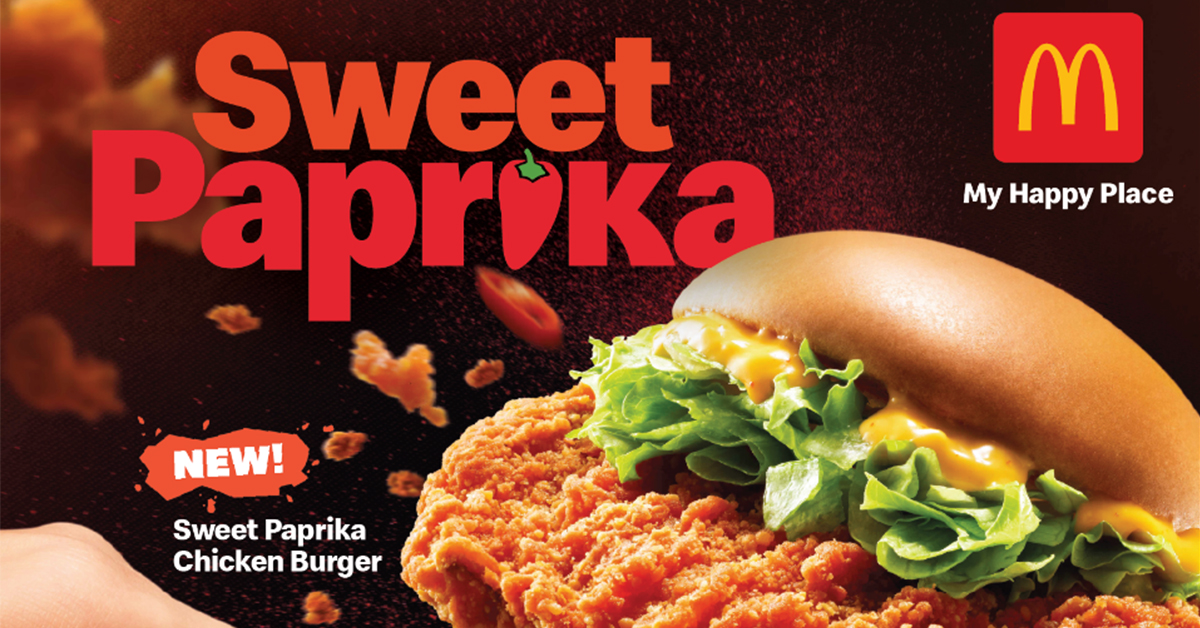 McDonald’s Brings Back Sweet Paprika Chicken McCrispy and Introduces New Sweet Paprika Chicken Burger