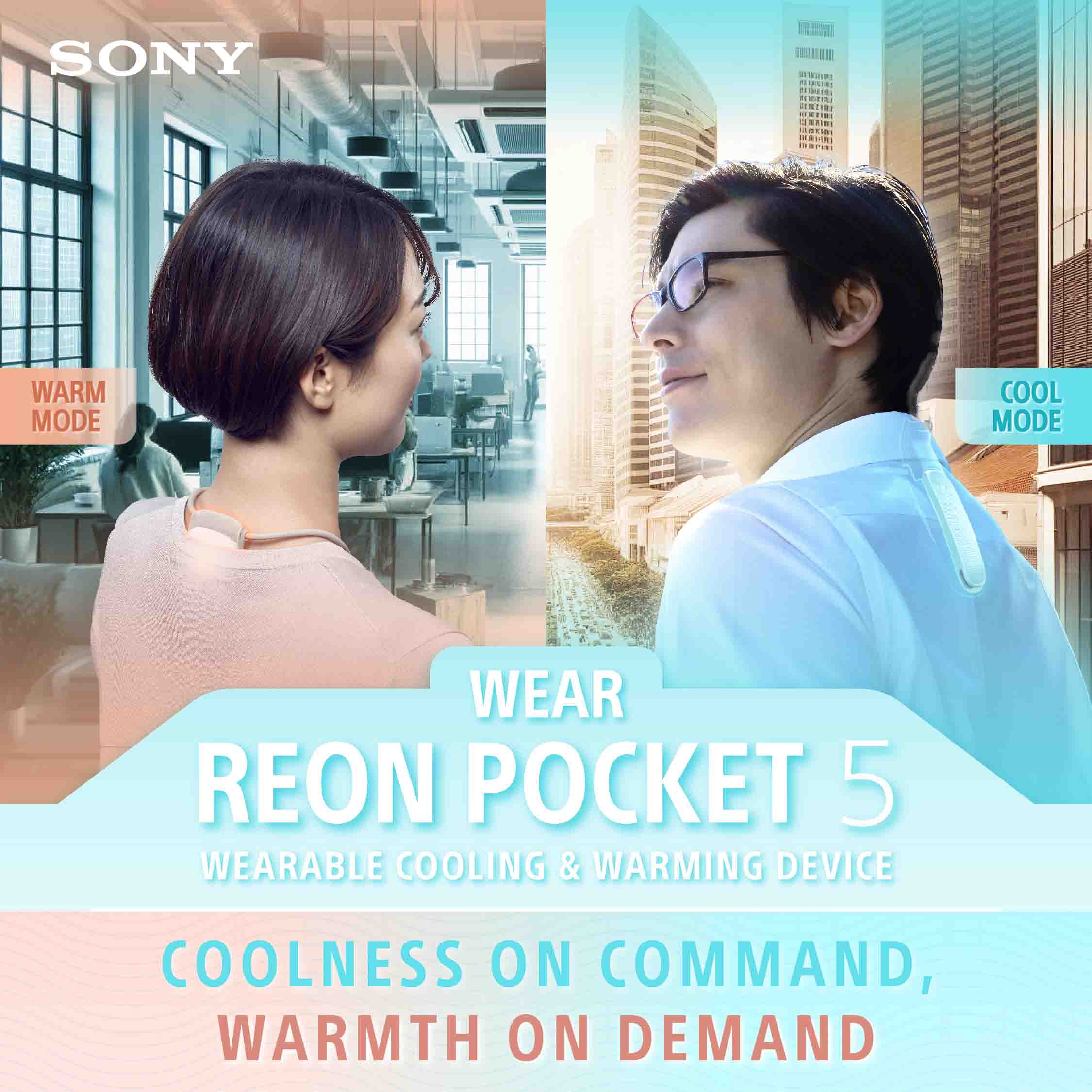 Sony REON POCKET 5: Wearable Climate Control Companion Arrives in Singapore