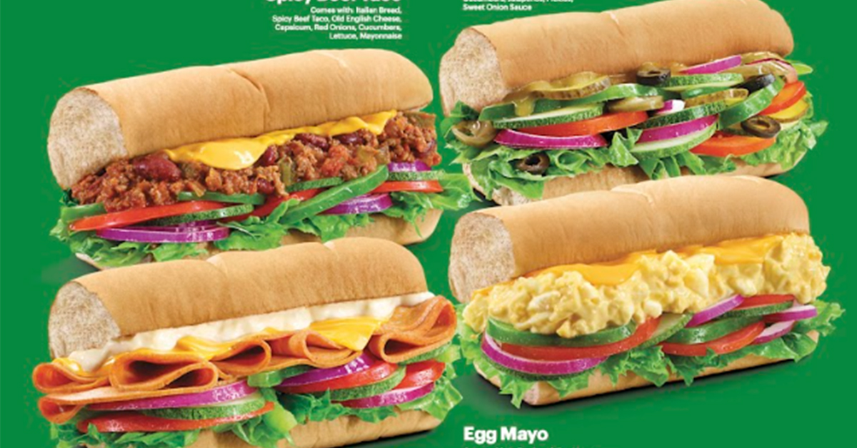 Subway Singapore Spices Up Menu with New Sandwiches in Everyday Value Meal