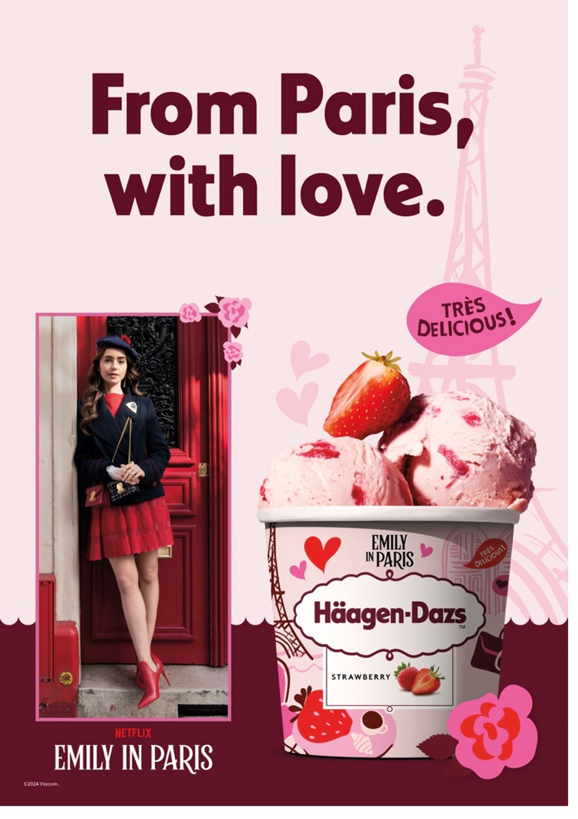 Häagen-Dazs and Netflix’s Emily in Paris Bring Parisian Glamour to Ice Cream Aisles Worldwide