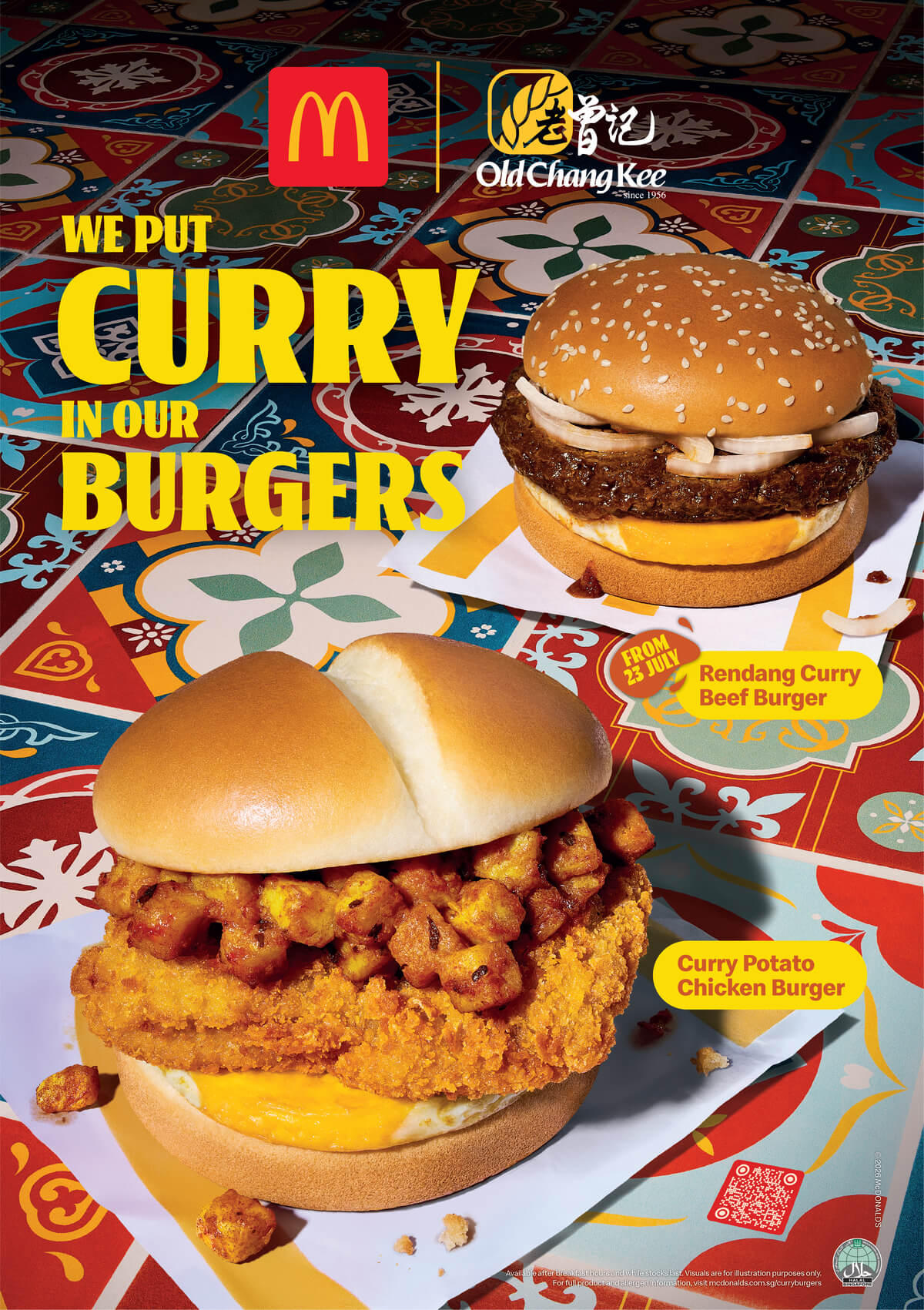 McDonald’s And Old Chang Kee Just Launched Epic Curry Burgers For National Day