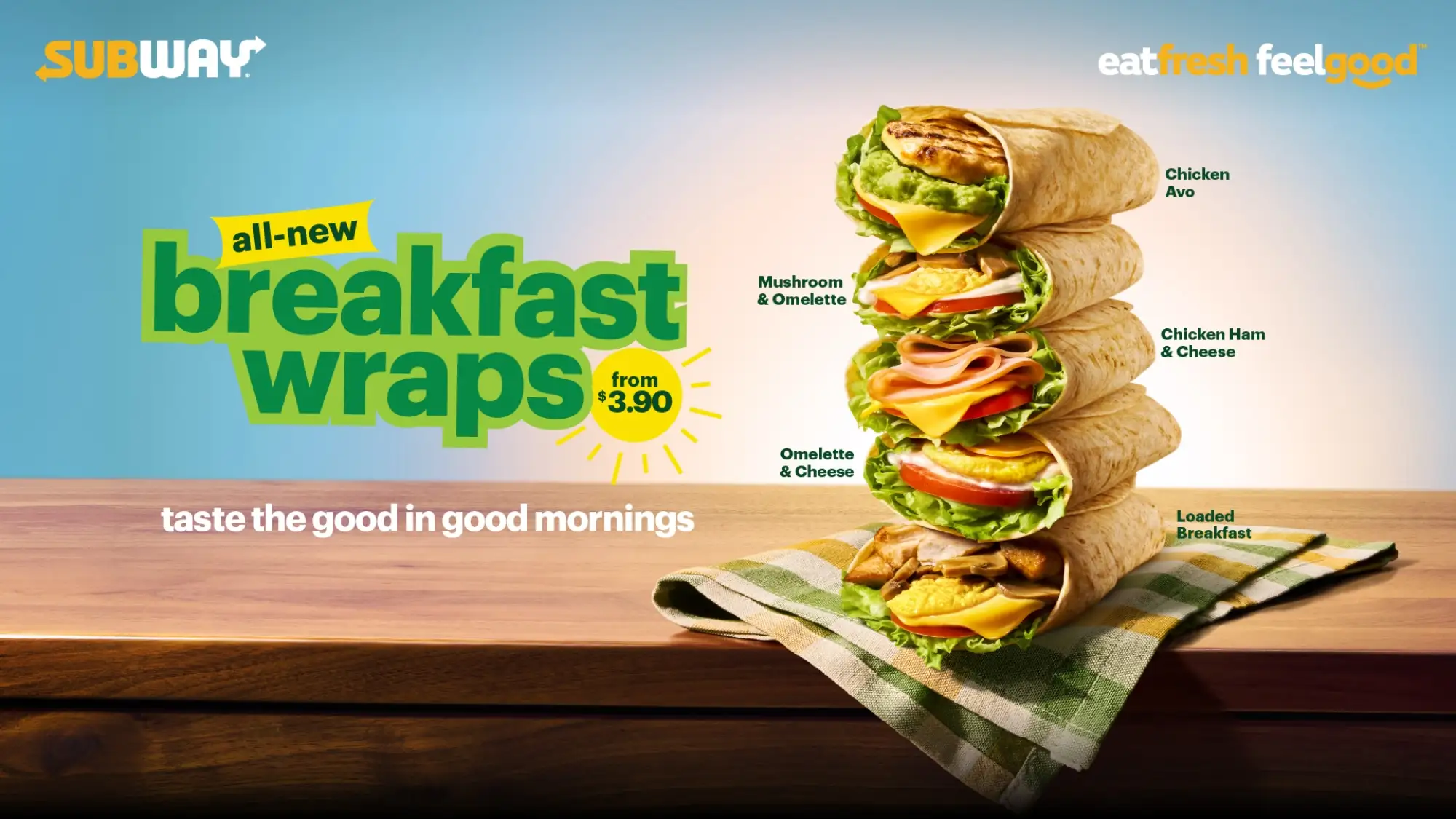 Subway Singapore Breakfast Wraps Start From S$3.90